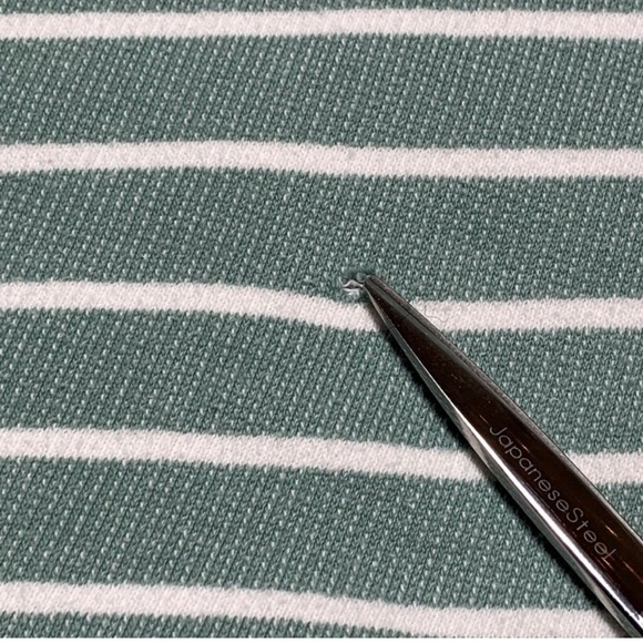 Columbia Hoodie Pullover Women's XL Green White Striped Sweatshirt Pockets - Picture 9 of 11